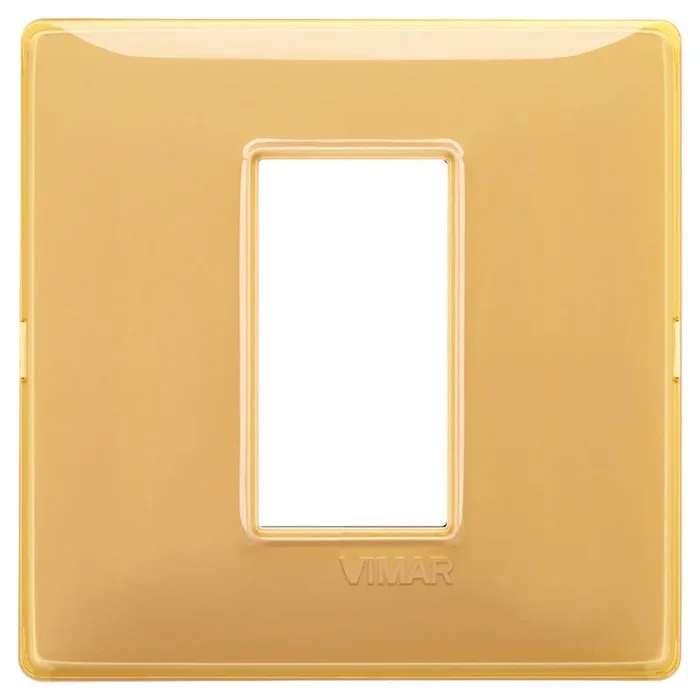 PLACCA VIMAR PLANA 1 MODULO REFLEX AMBRA 14641.43