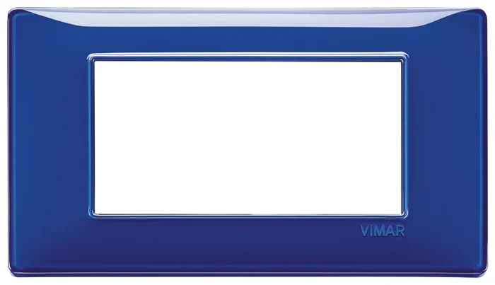 PLACCA VIMAR PLANA 4 MODULI REFLEX ZAFFIRO 14654.50