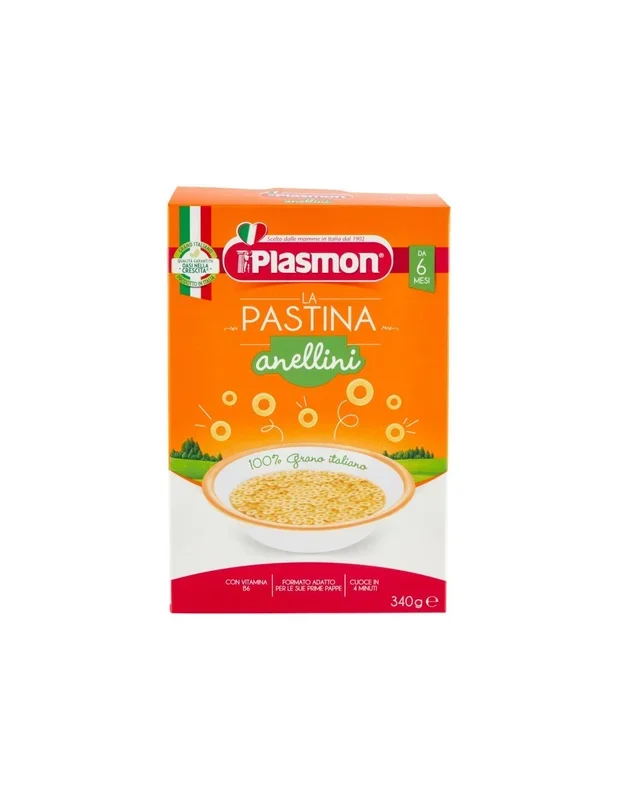 Plasmon La Pastina Anellini 6-36 Mesi – 340 gr