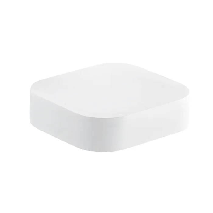 Porta sapone inamovibile bianco matt “Outline “