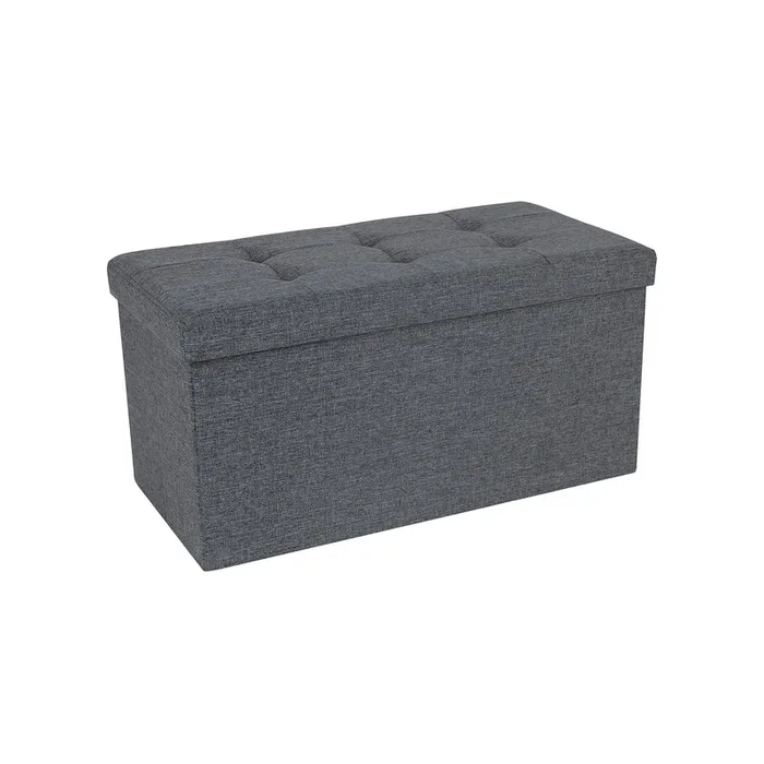 Pouf Panca Contenitore con Coperchio Sollevabile