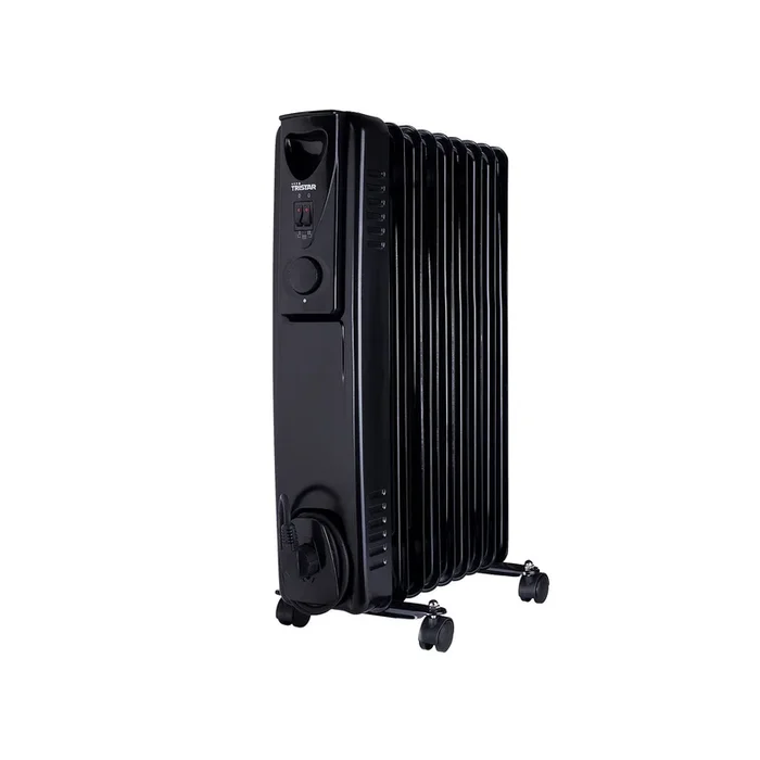 Radiatore A Olio 9 Elementi Nero 2000w
