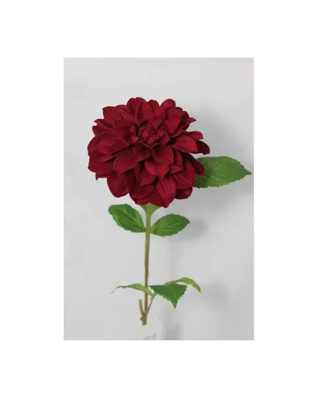 Ramo dhalia cm 75 velours bud red