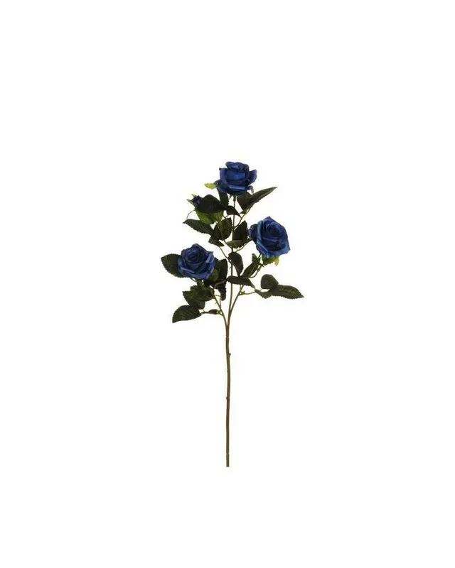 Ramo rosa lady x 3 blue cm 69