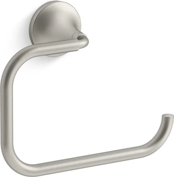 Rectangular Open Towel Ring in Vibrant® Brushed Nickel