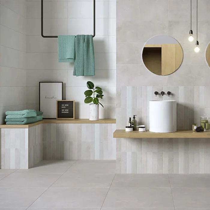 Rivestimento in Ceramica Effetto Resina 25×60 Grigio Roma Wall – Herberia
