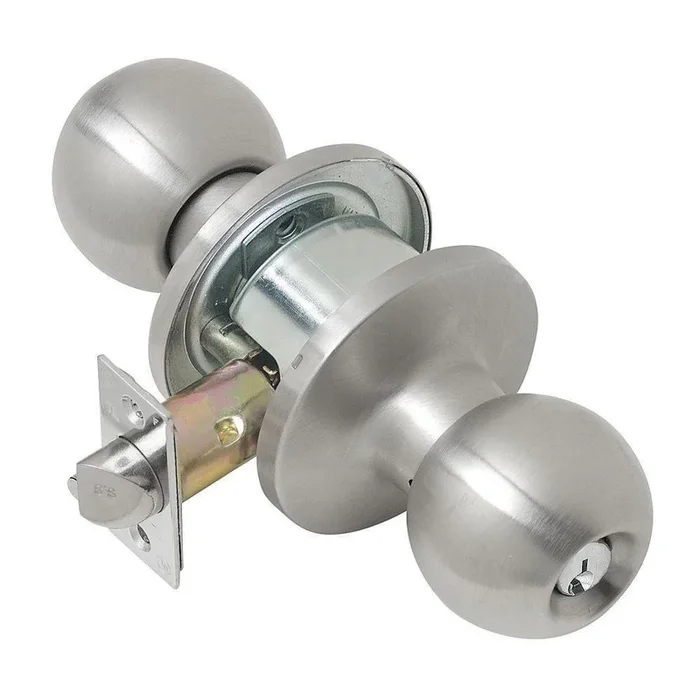 Round Knob Handle in Satin Stainless Steel