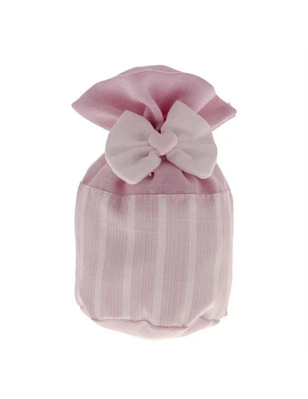 Sacchetto rosa con fiocchetto (Conf. da 12 pezzi.)