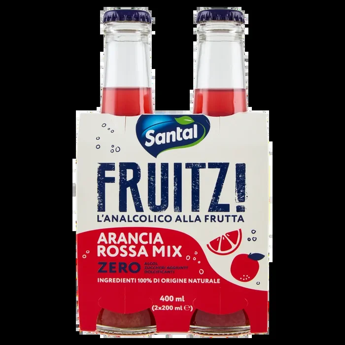Santàl Fruitz! Arancia Rossa Mix Zero 2 x 200 ml