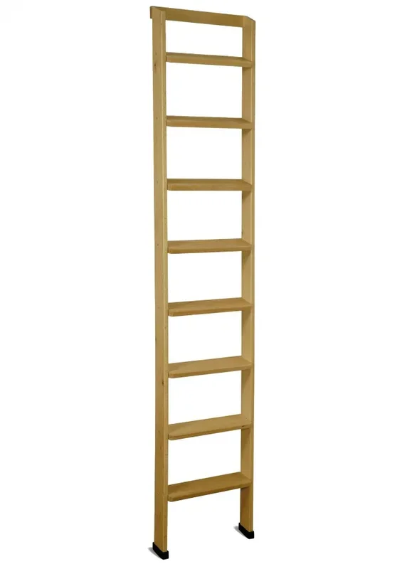 Scala Appoggio in Legno 8 Gradini H200 cm Up Naturale