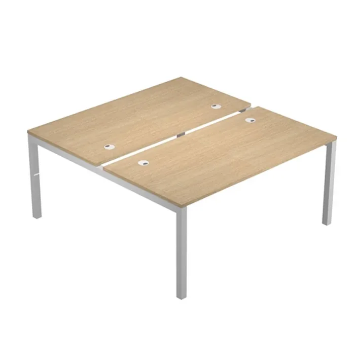 SCRIVANIA a 2 POSTAZIONI CONTRAP.160X166cm ROVERE – AGORA’