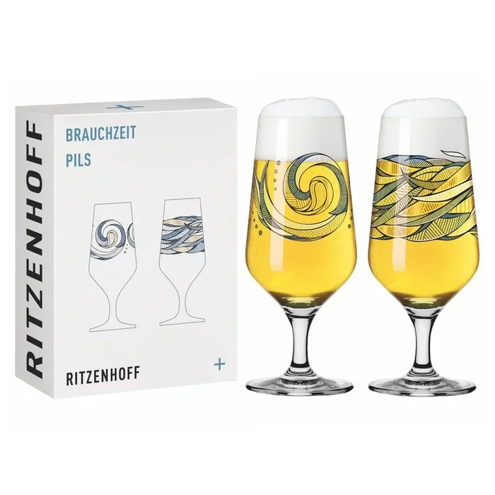 Set 2 calici pils onde e acqua #2 RITZENHOFF
