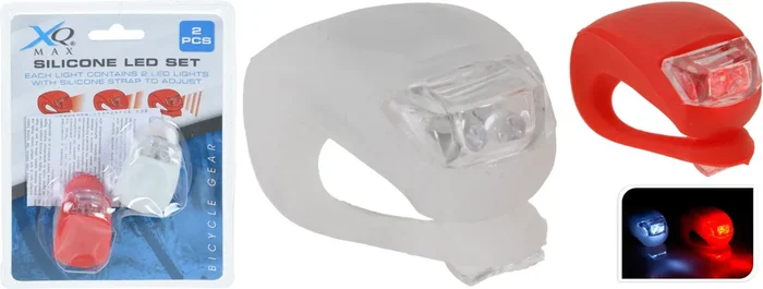 Set 2 Luci Led Bici Silicone