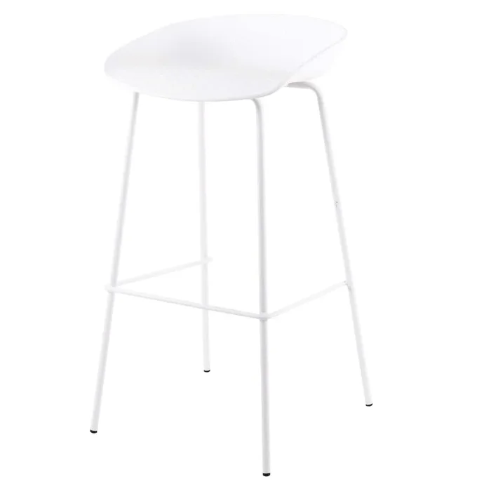 Set 2 Sgabelli NETTA h62cm Bianco