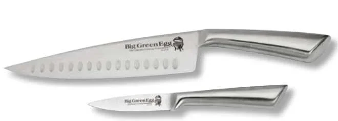 Set due coltelli con logo Big Green Egg