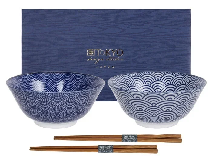 Set ramen Tokyo Design Studio Nippon Blue