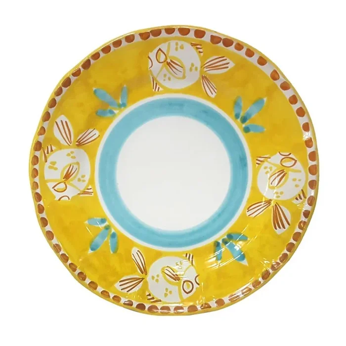 Set servizio piatti Vietri pesce giallo