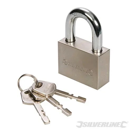 Silverline Lucchetto di sicurezza 50 mm