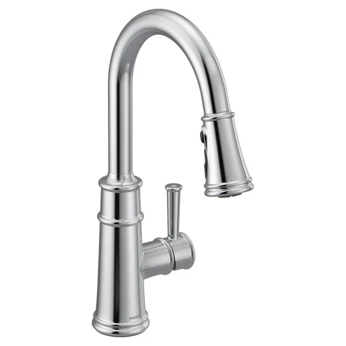 Single Handle Pull Down Kitchen Faucet in Chrome
