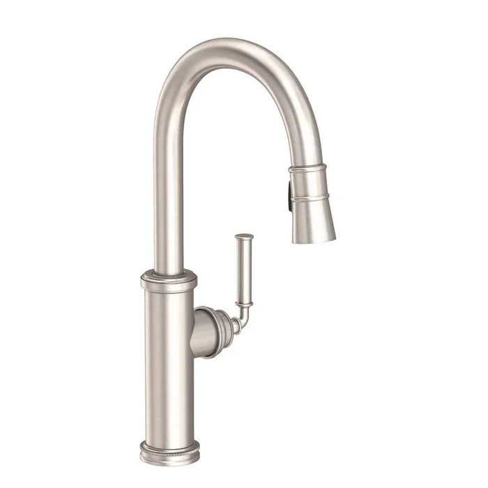 Single Handle Pull Down Kitchen Faucet in Satin Nickel – PVD