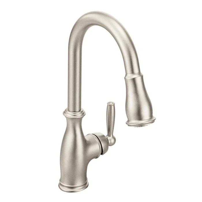 Single Handle Pull Down Kitchen Faucet in Spot Resist™ Stainless