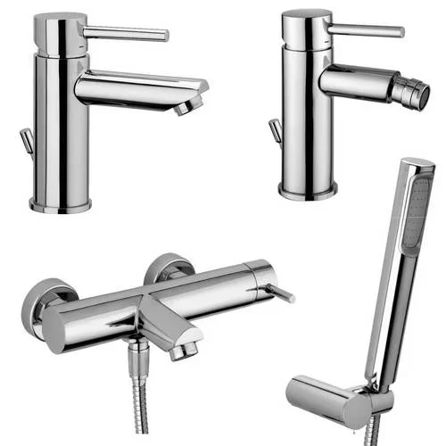 SK03 Miscelatori per lavabo bidet e vasca completi di accessori STICK PAFFONI