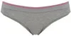 Slip Donna Elastico Esterno Con Riga XXL Grigio Melange Delinea