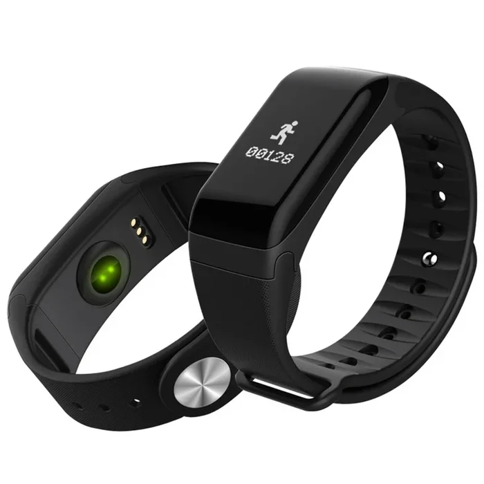 SMART MINI BRACCIALE WATCH NERO SPORT BLUETOOTH 4.0 BATTITO PRESSIONE ANDROID IOS