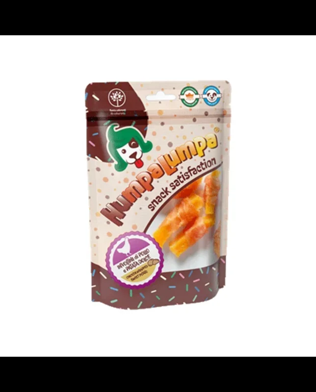 Snack involtino di patate dolci e pollo Humpa Lumpa