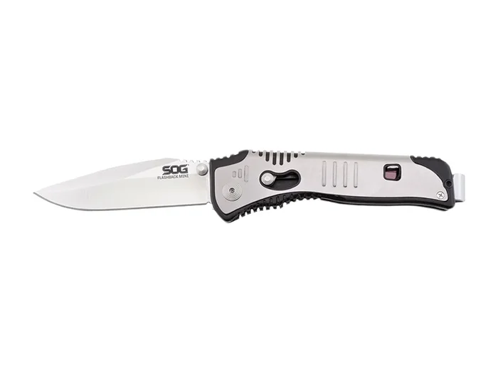 Sog MINI FLASHBACK CLIP POINT SATIN SAT101-CP