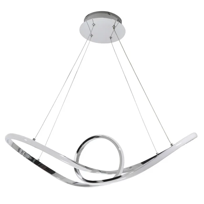 Sospensione Led 45W 4145lm 4500K Cromo E-Push Nodo