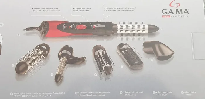 Spazzola styler a21.808 Gama