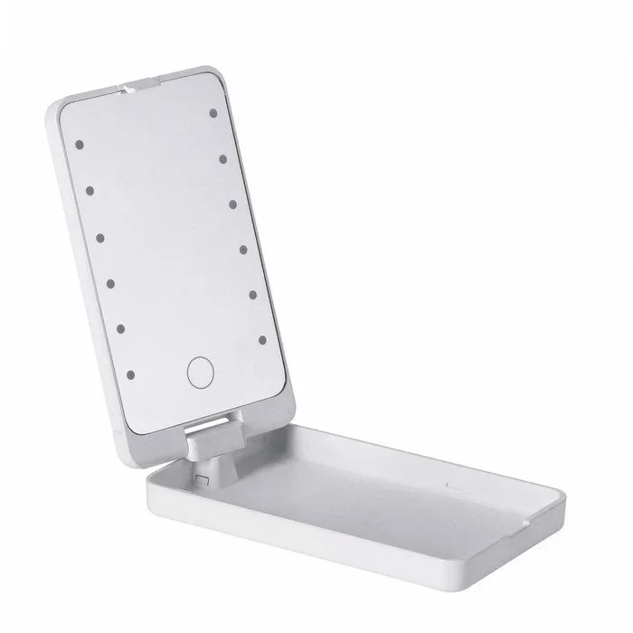 Specchio da trucco portatile con LED