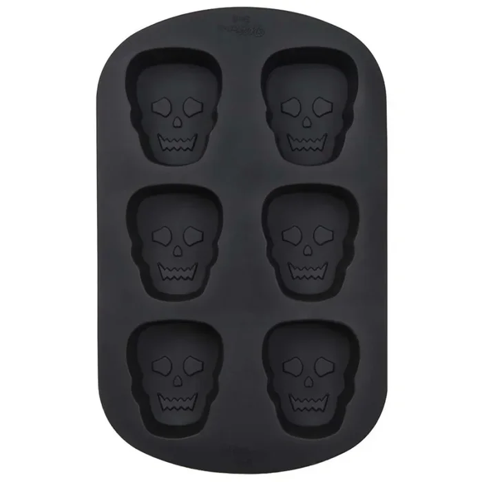 Stampo in silicone 6 teschi