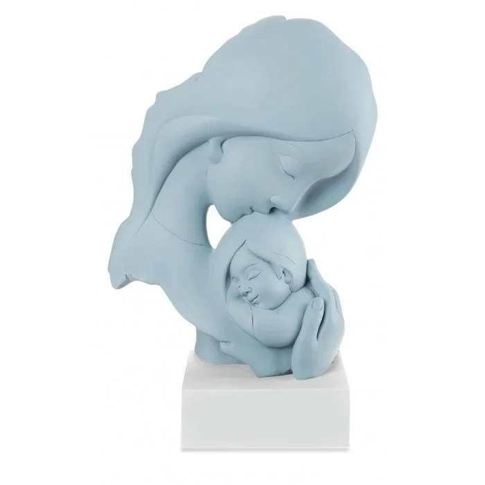 STATUA MODERNA MATERNITÀ DECORATA