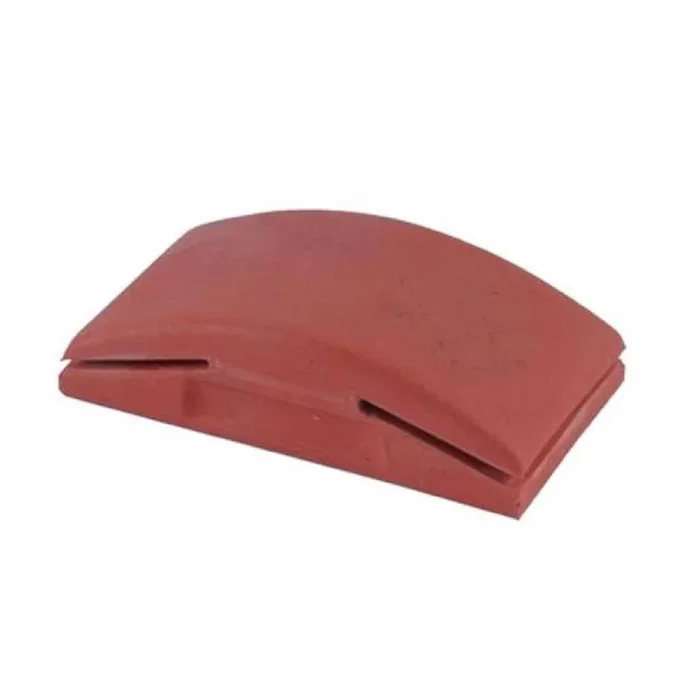 Tampone per levigare in gomma, mm 70×125