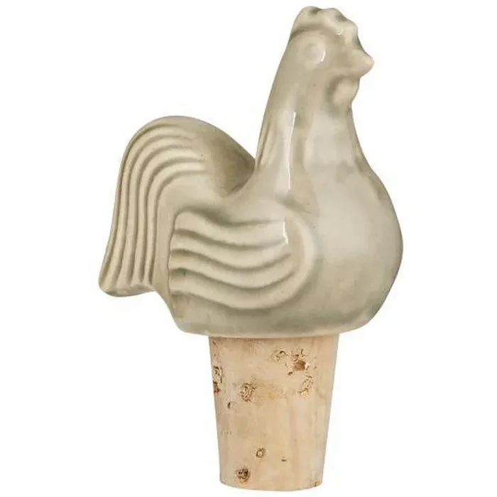 Tappo per bottiglia in ceramica e sughero beige-Ib Laursen