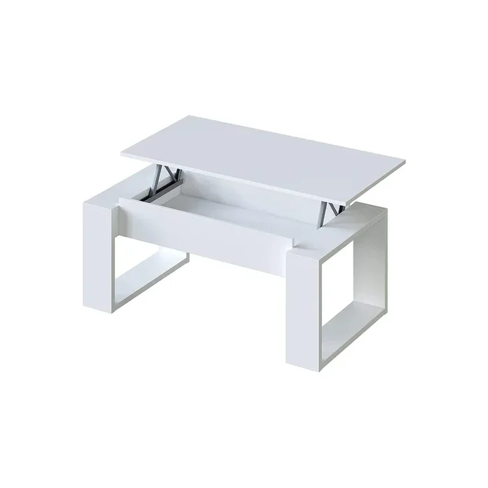 Tavolino Con Ripiano Elevabile 105x55x45cm