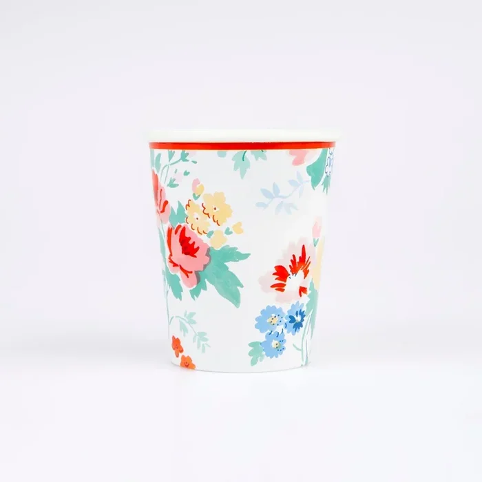 Tazze floreali vintage (x 8)
