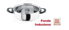 Tegame 2 manici cm 20 modello lady plastic Omra