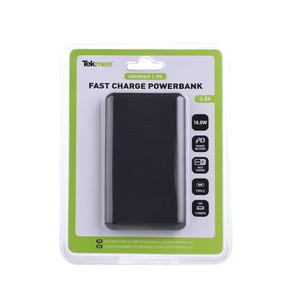 TEKMEE 5000 MaH FAST CHARGE POWERBANK