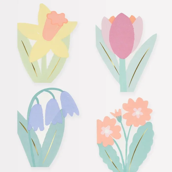 Tocchi di fiori di primavera (x 16)