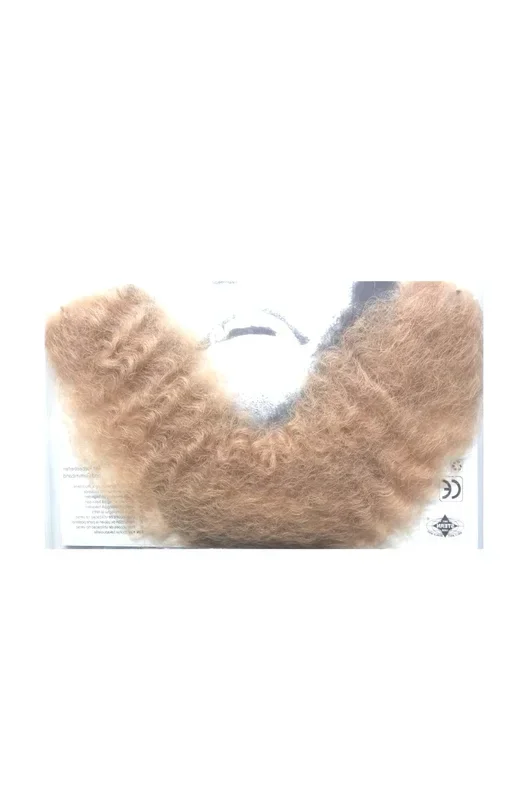 Trucco teatrale barba finta a trama sottile realistica bionda scura