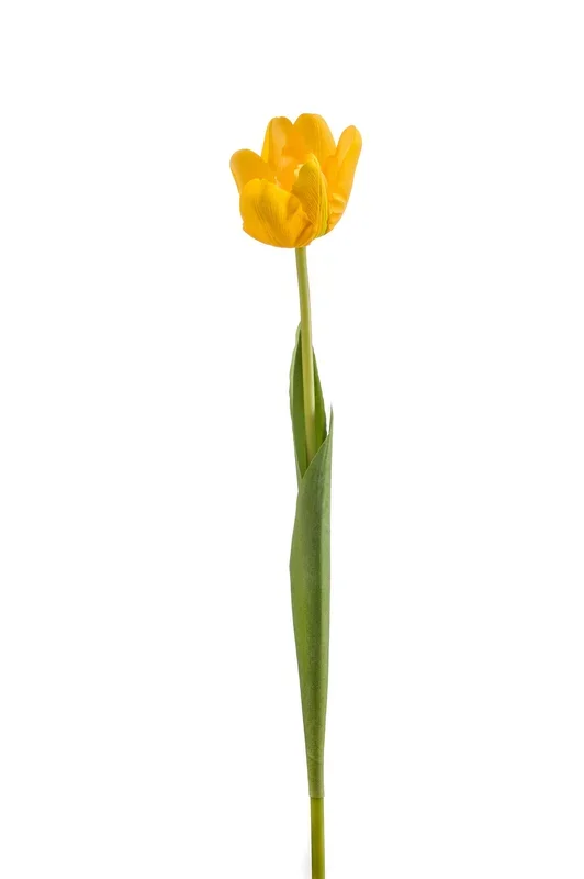 Tulipano Fiore Finto Giallo 54 Cm