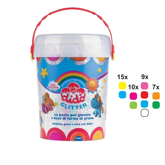 Vaso 100 salsicciotti DidO’ Glitter 50gr