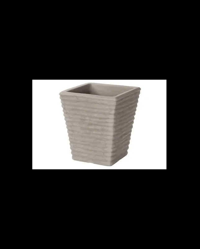 Vaso Quadro Rigato Plastecnic 40