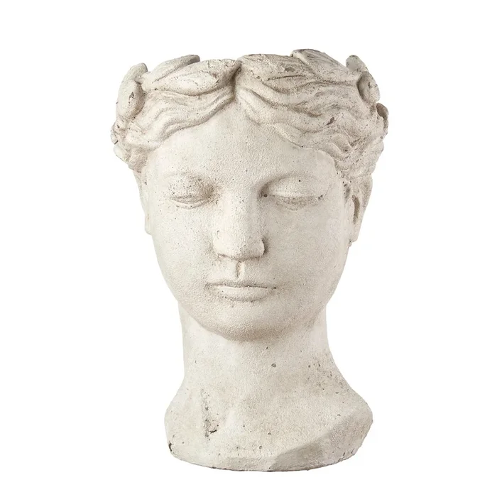 VASO SCULTURA TESTA DONNA