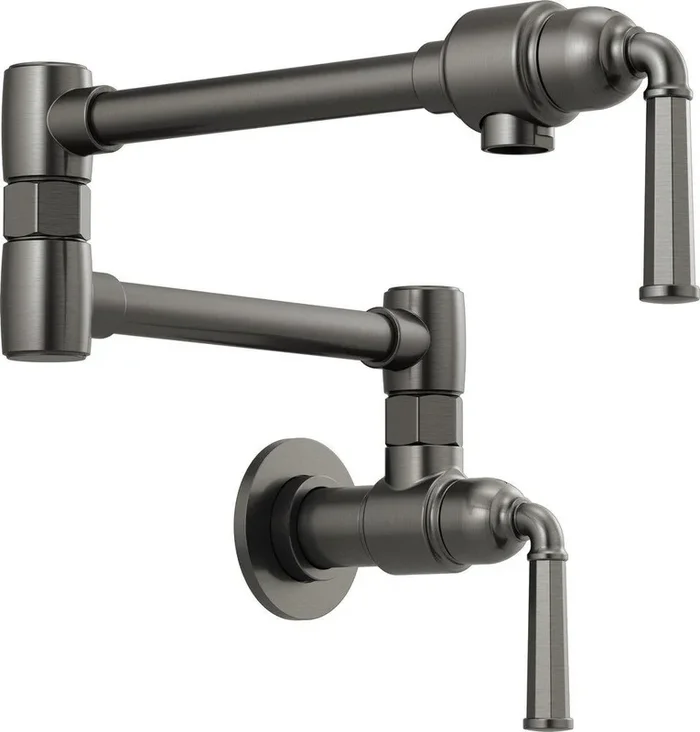 Wall Mount Pot Filler in Luxe Steel