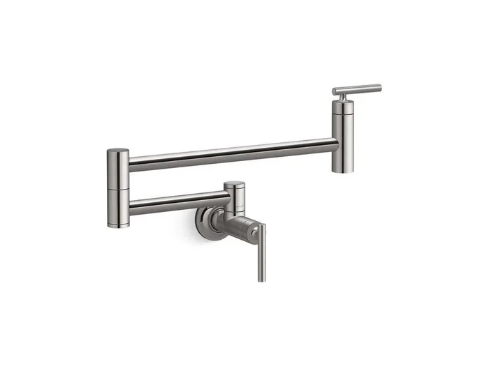 Wall Mount Pot Filler in Vibrant Titanium